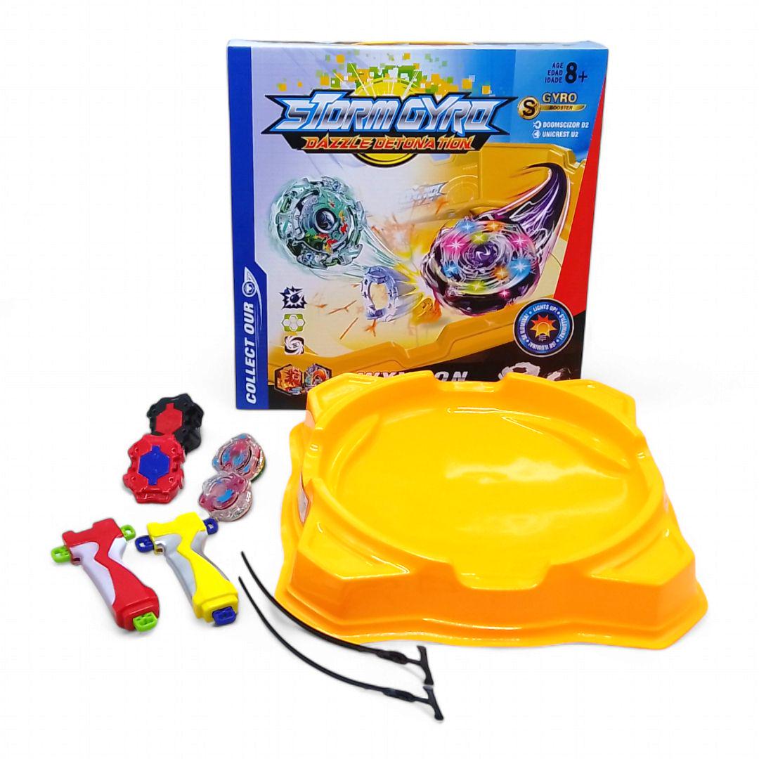 Игровой набор BeyBlade арена/2 волчка/2 запускателя/металлические утяжелители/подсветка (254606)