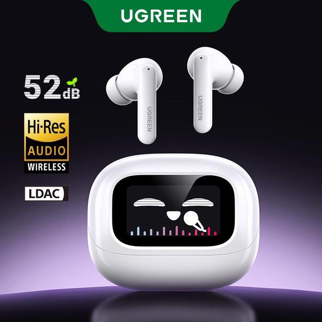 Наушники Ugreen EchoBuds Magic ANC Hi-Res LDAC с дисплеем и активным шумопоглощением - фото 6