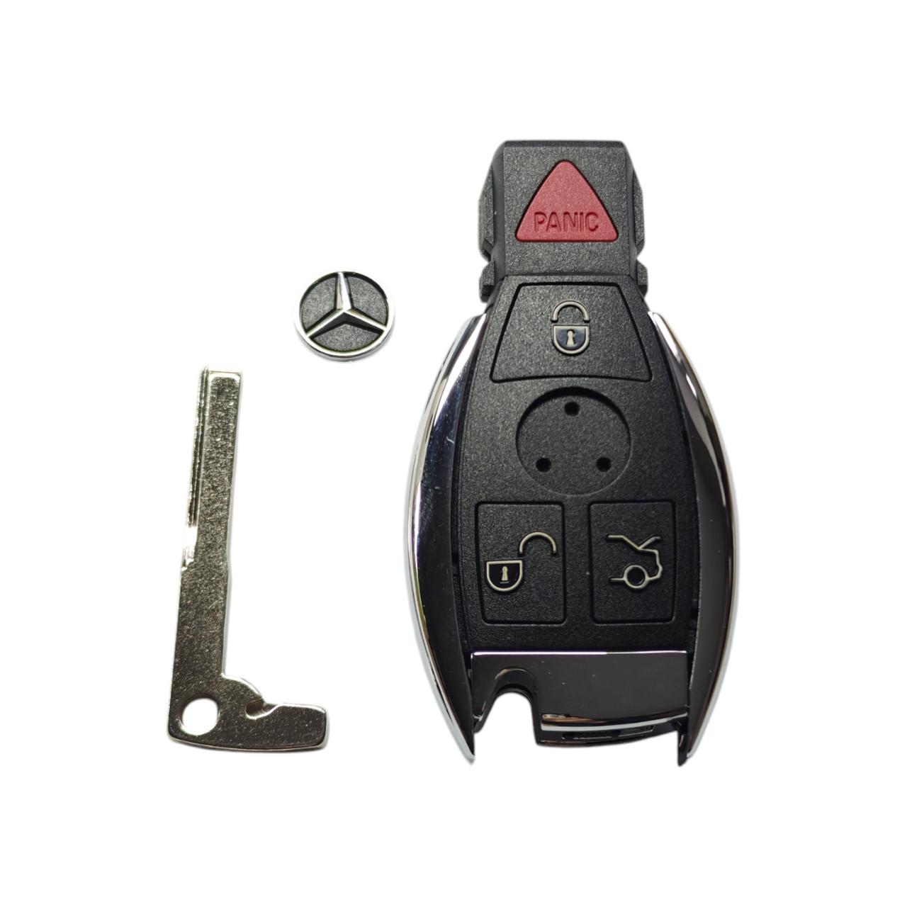Корпус ключа Mercedes на 4 кнопки W203/W204/W210/W211 (2407037828) Корпус ключа Mercedes на 4 кнопки W203/W204/W210/W211 (2407037828)
