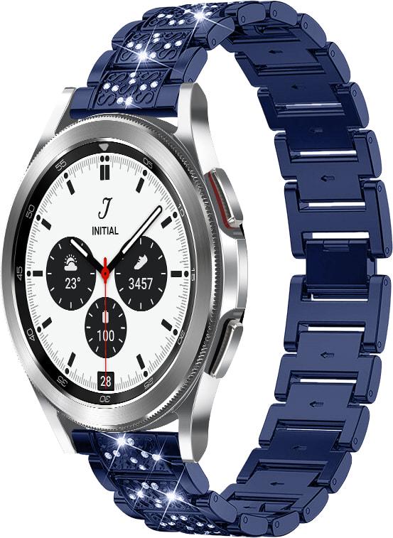 Браслет металлический Glam для Galaxy Watch 4 Classic 42 мм Blue (32794-28)