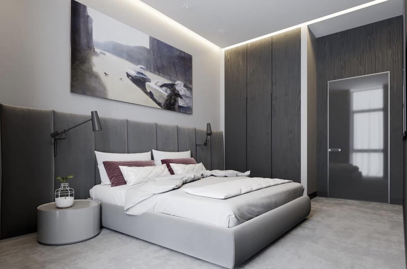 Кровать Wall Panels под матрас 180х200 см (WP9) - фото 3 Кровать Wall Panels под матрас 180х200 см (WP9) - фото 3