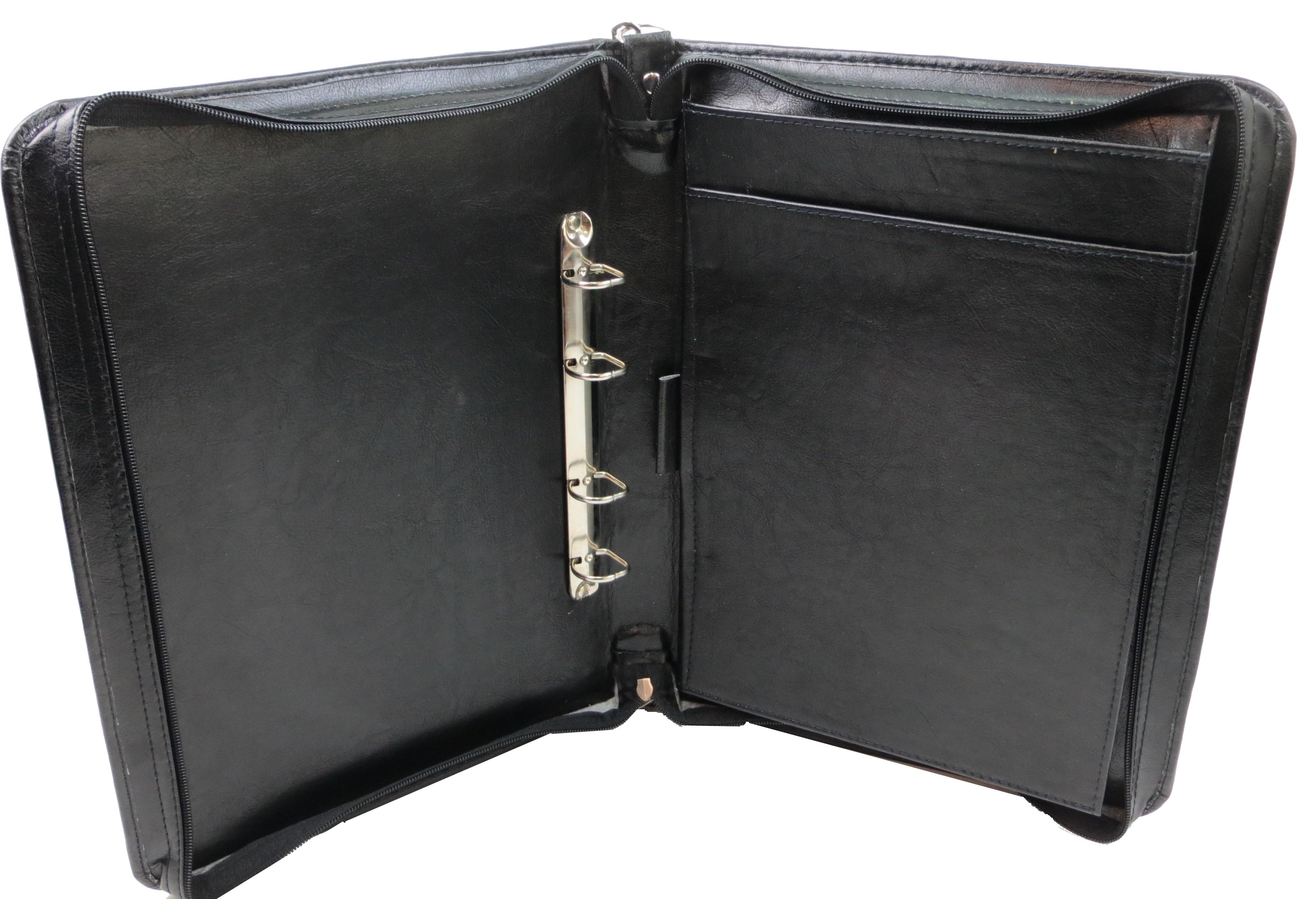 Папка деловая Exclusive для документов из экокожи Черный (710800-4 black)