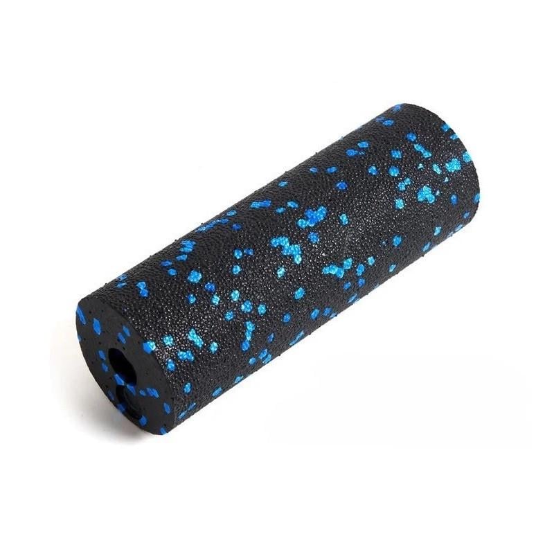 Ролик массажный гладкий PowerPlay PP-4346 Mini EPP Foam Roller 15x5,3 см Черный/Синий (A-013212)