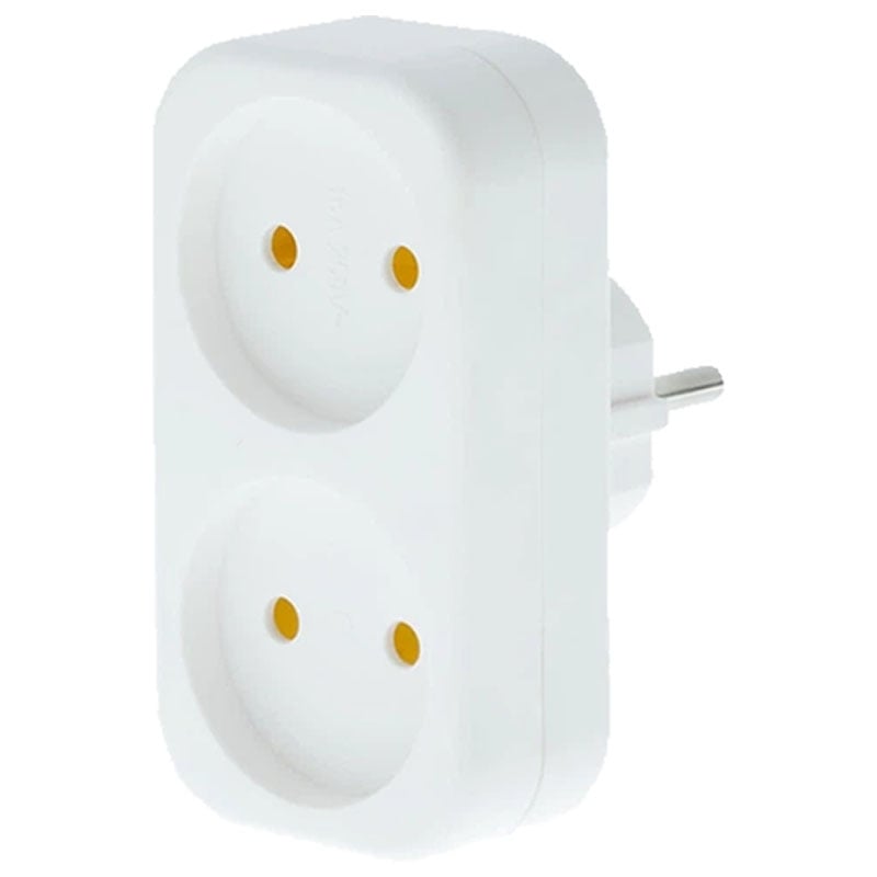 Разветвитель сетевой Tecro SC-2 2 розетки White (tf1609)