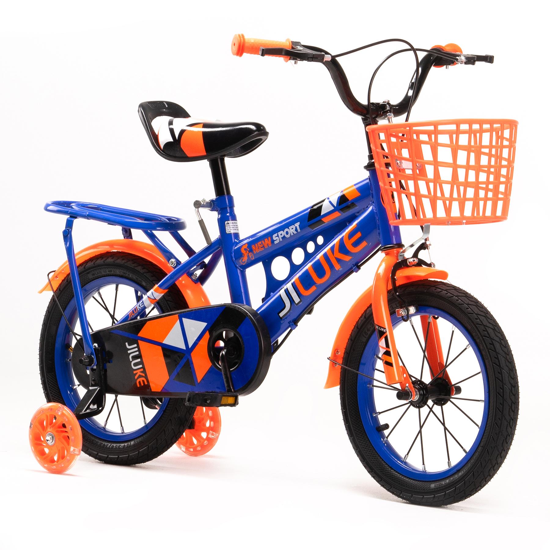 Велосипед детский WHM NEW SPORT DH-008-2 14" Сине-оранжевый (2000989604617)