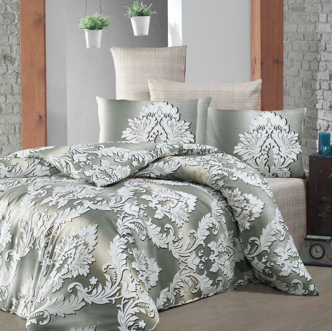 Комплект постельного белья LIGHTHOUSE бязь голд DAMASK бежевый 200х220/2х50х70