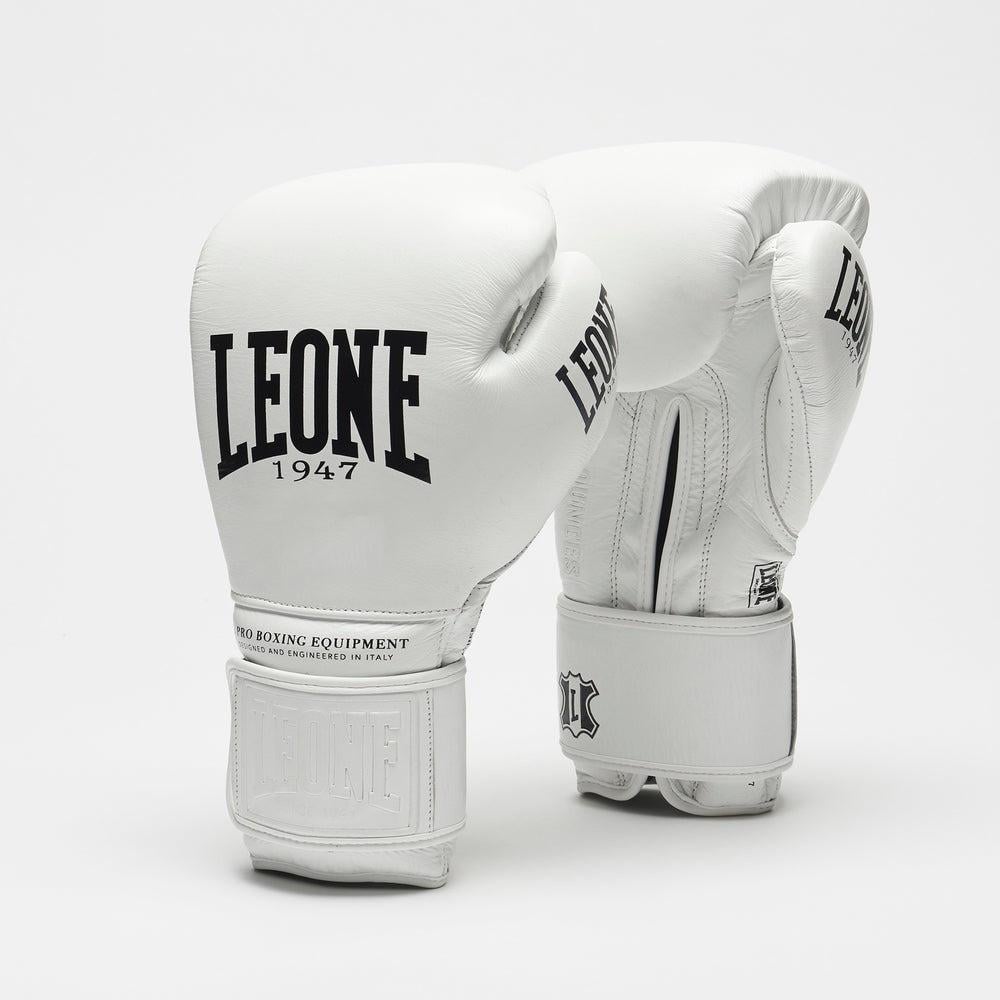 Боксерські рукавички Leone GN111 THE GREATEST 10 унцій White (GN111 White 10oz)