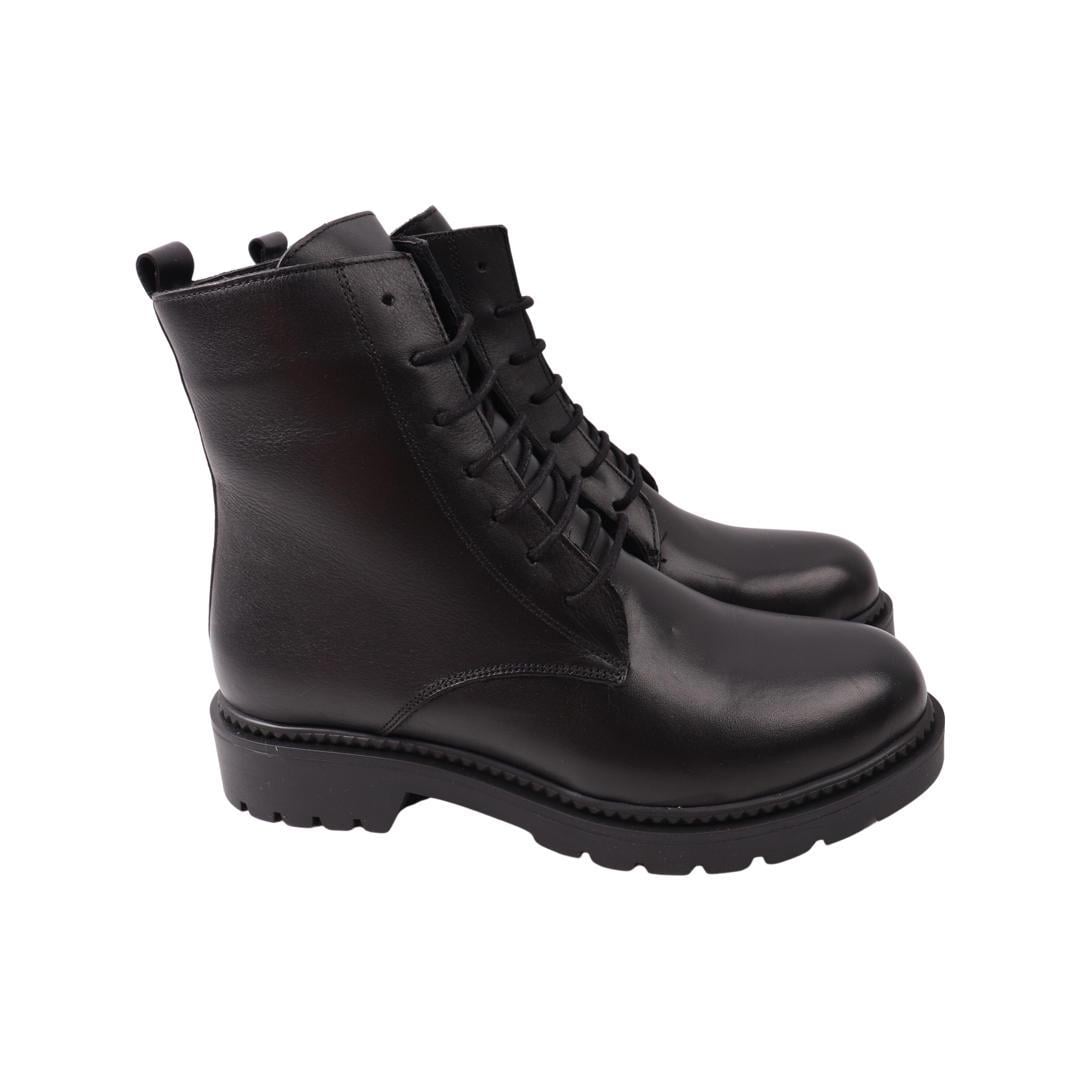 Ботинки женские Molly Bessa из кожи р. 40 Черный (272-22ZHC)