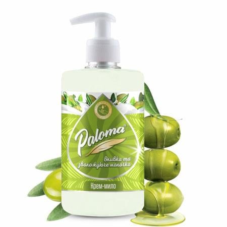 Крем-мыло жидкое Paloma Оливка и увлажняющее молочко 500 мл (PE50700)