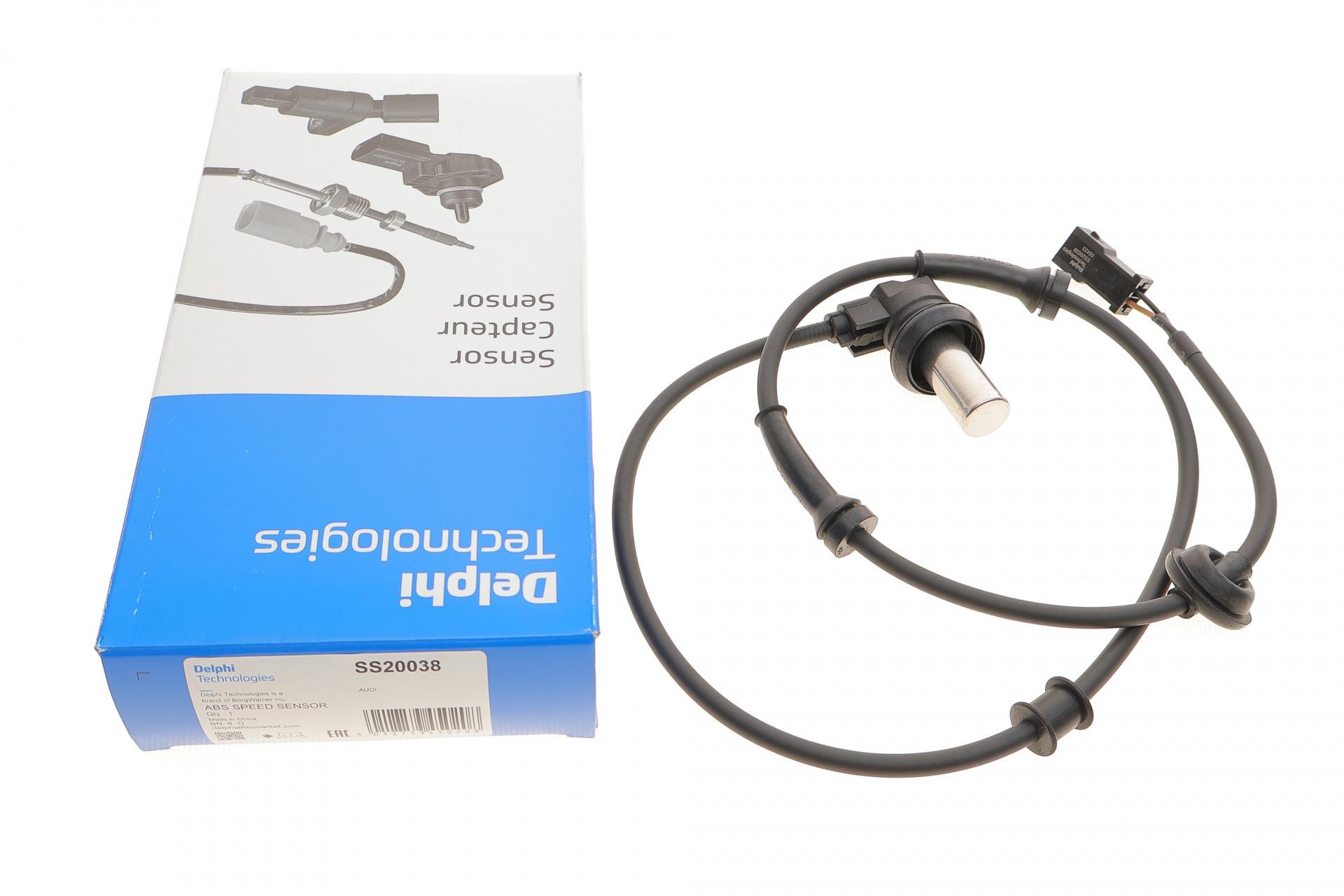 Датчик DELPHI частоти обертання колеса задній Audi A4 94-01 (SS20038)