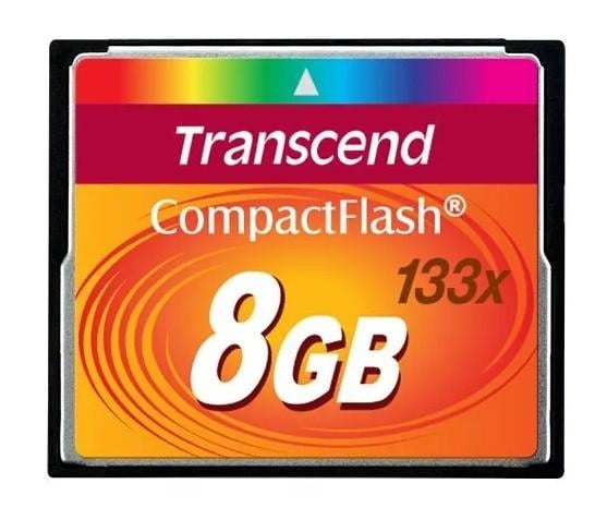 Карта памяти Transcend 133X Compact Flash 8 GB (18343452)