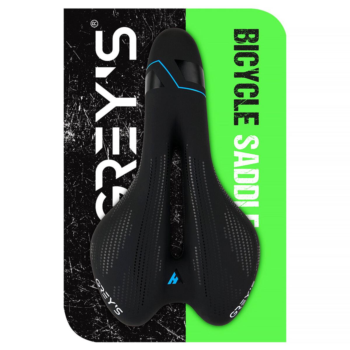 Седло велосипедное GREY'S 280 мм х160 мм Черный - фото 5 Седло велосипедное GREY'S 280 мм х160 мм Черный - фото 5