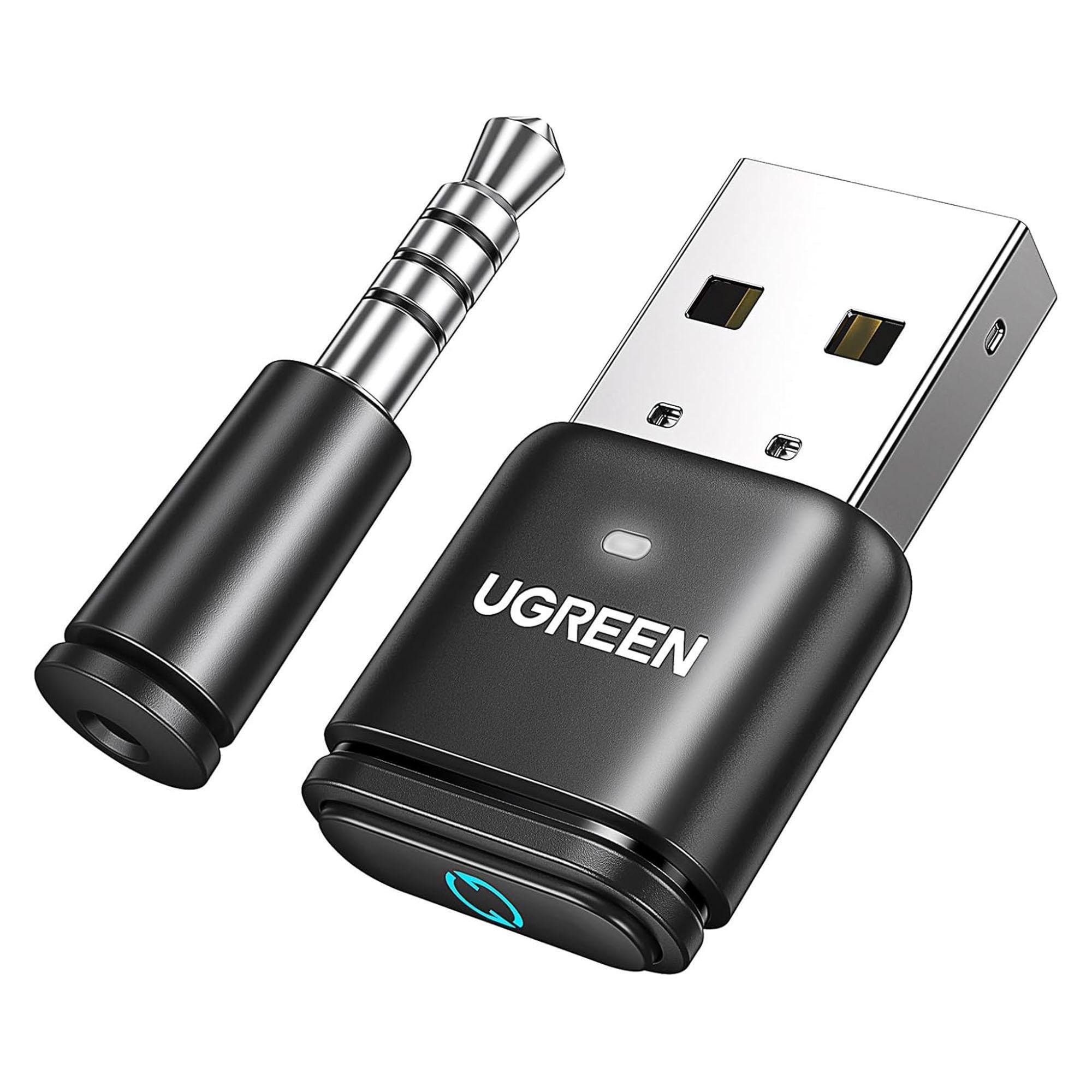 Аудиоадаптер Bluetooth 5.3 UGREEN CM668 USB-A/aptX Adaptive Черный (15765)