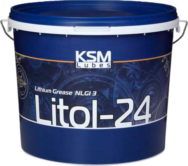 Смазка пластичная KSM ЛИТОЛ-24 9 кг (KSM-LITOL-9KG-LOGO)