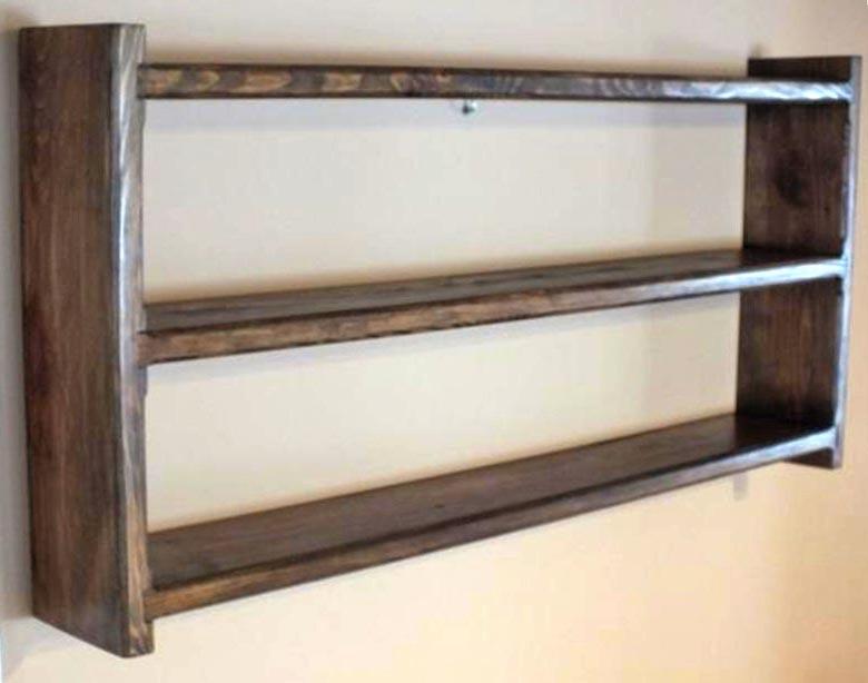 Полка настенная из дерева Сурпреса Капучино (ПНС/003809)