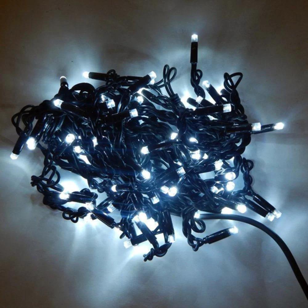 Гирлянда уличная Бахрома LED 120 черный провод Холодный белый (1-172) Гирлянда уличная Бахрома LED 120 черный провод Холодный белый (1-172)