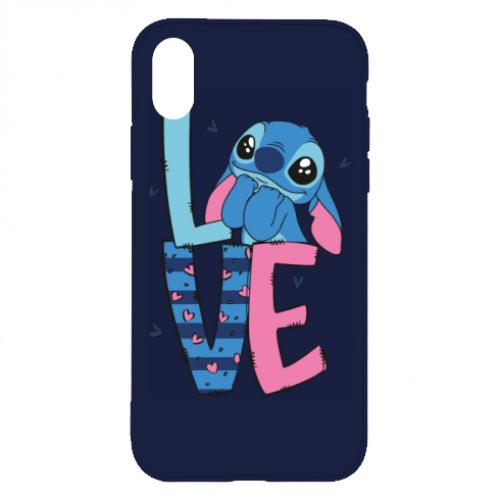 Чехол для iPhone X/Xs Стич Love (17123337-8-199943)