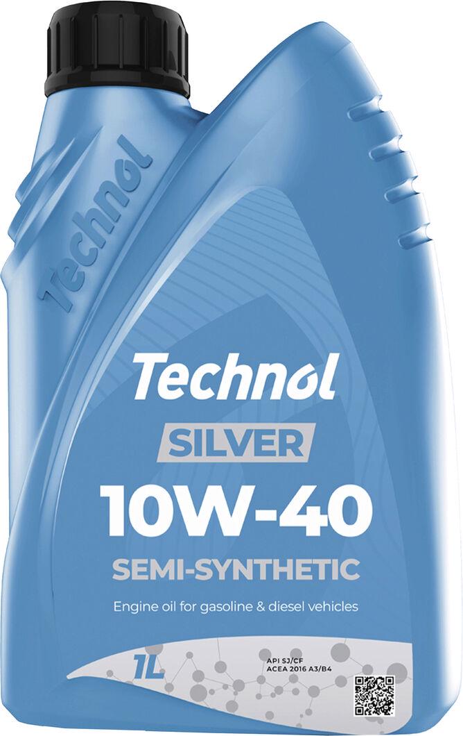 Моторное масло бензин/дизель Technol 10W-40 1 л Silver