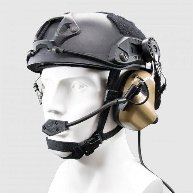 Навушники активні Earmor EM M32H Mod3 CB for Helmet-Mount Coyote Brown (12429847) - фото 4