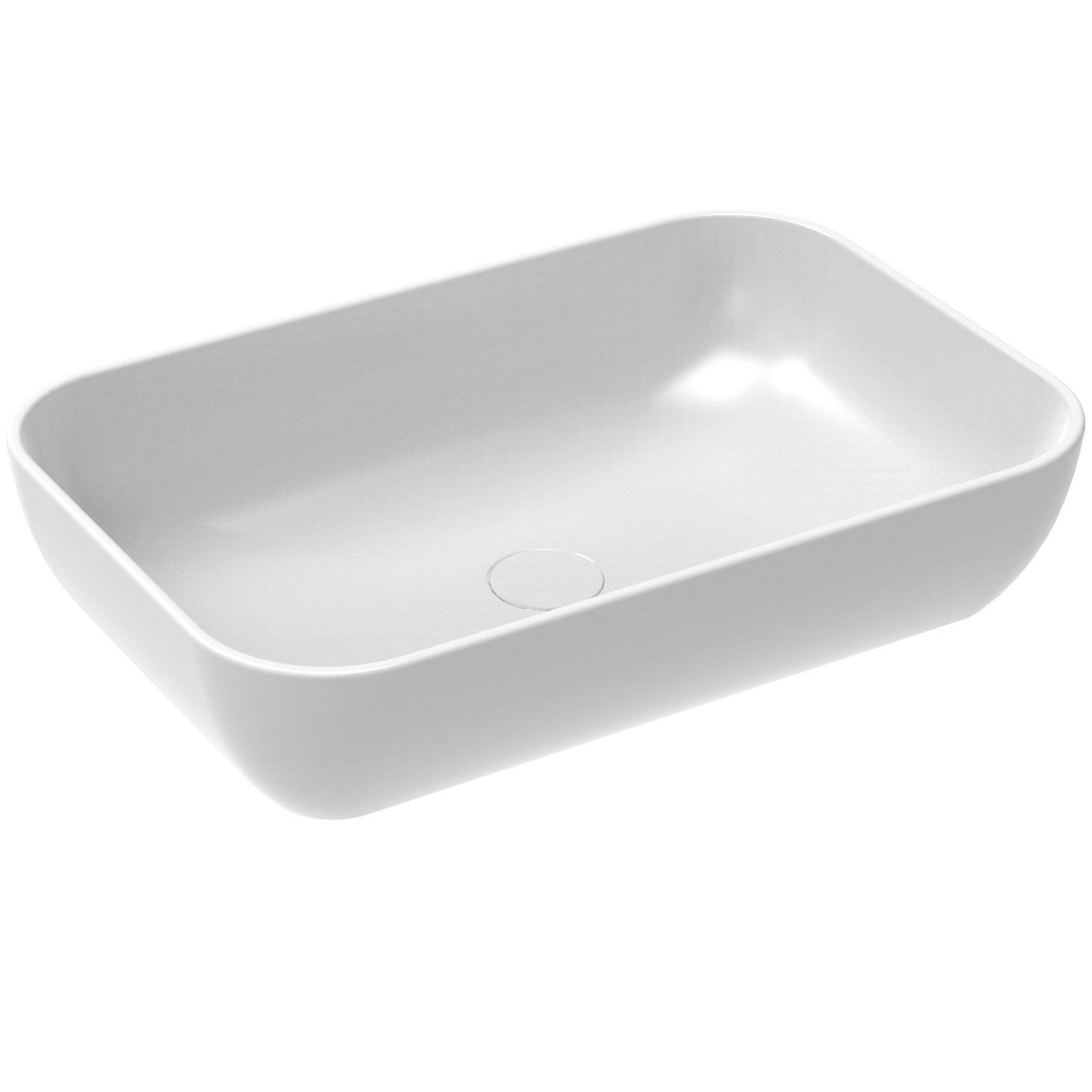 Умывальник накладной VOLLE Solo 13-55-146 600x400x140 мм Белый (271459) Умывальник накладной VOLLE Solo 13-55-146 600x400x140 мм Белый (271459)