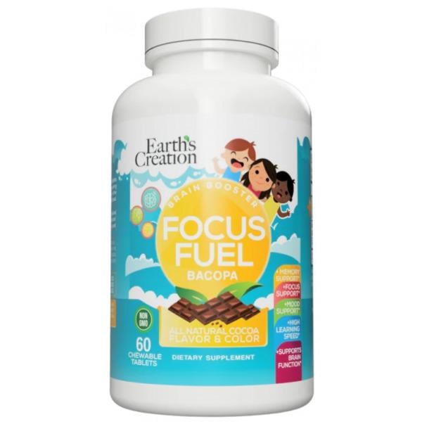 Дитячі вітаміни Focus Fuel Bacopa Kids Chocolate 60 таблеток