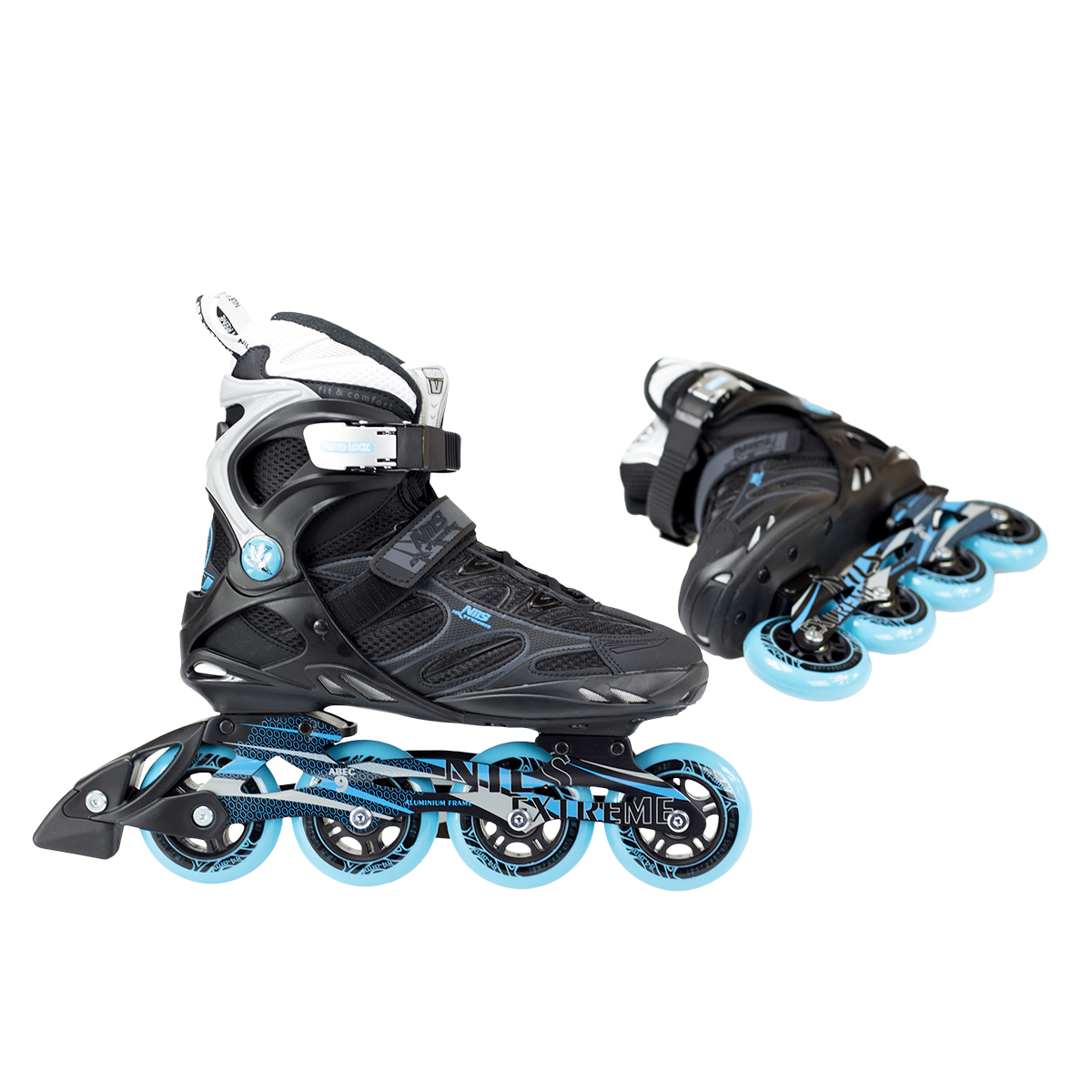 Роликові ковзани Nils Extreme NA5003S р. 37 Black/Blue
