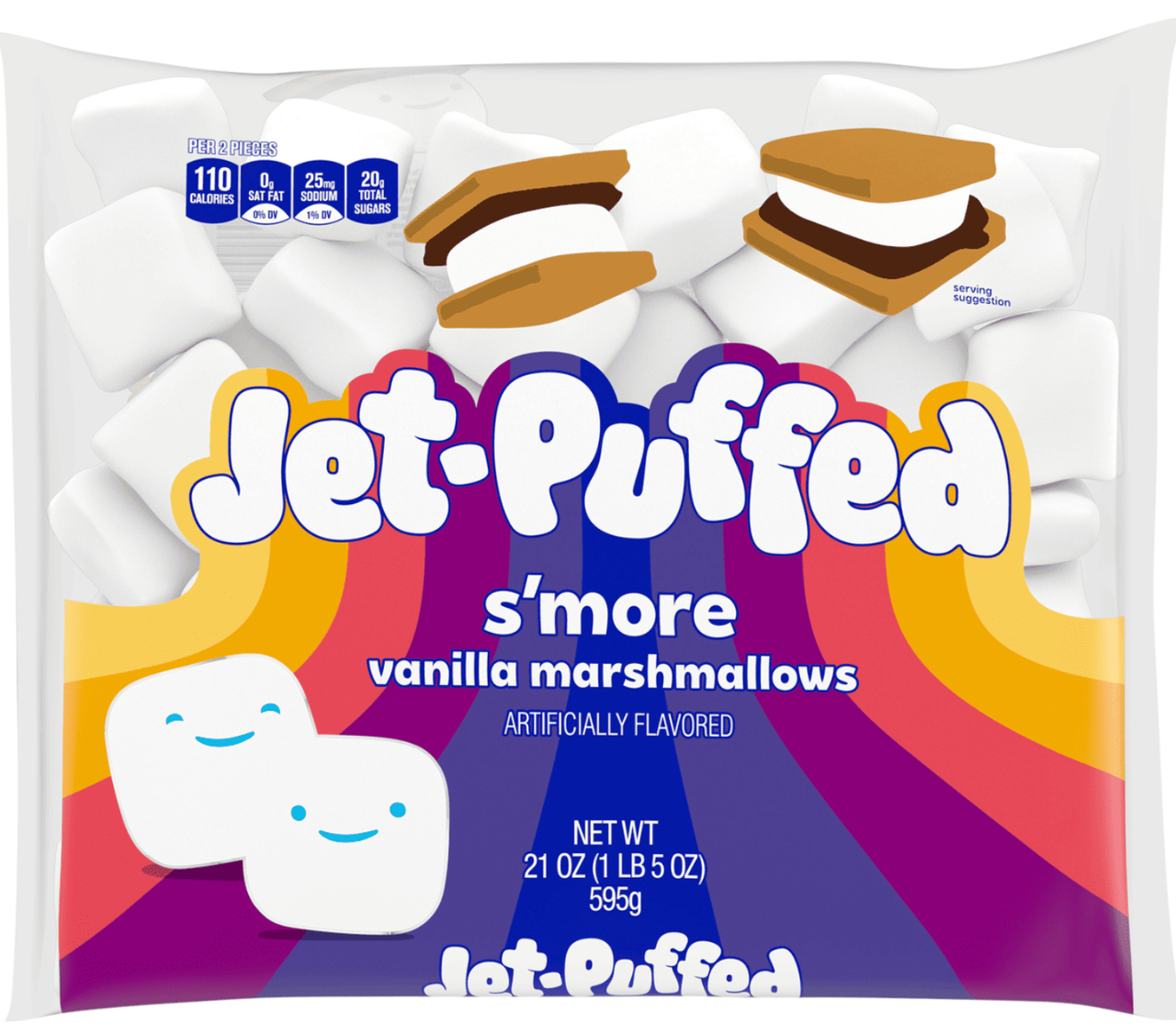 Маршмеллоу Jet-Puffed S'More Vanilla Marshmallows 59 5г (2847287913)