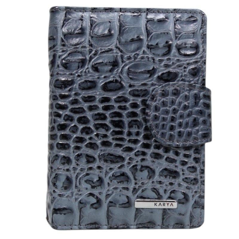 Кошелек женский из натуральной кожи Karya 2015-528 Серый (2824807185)