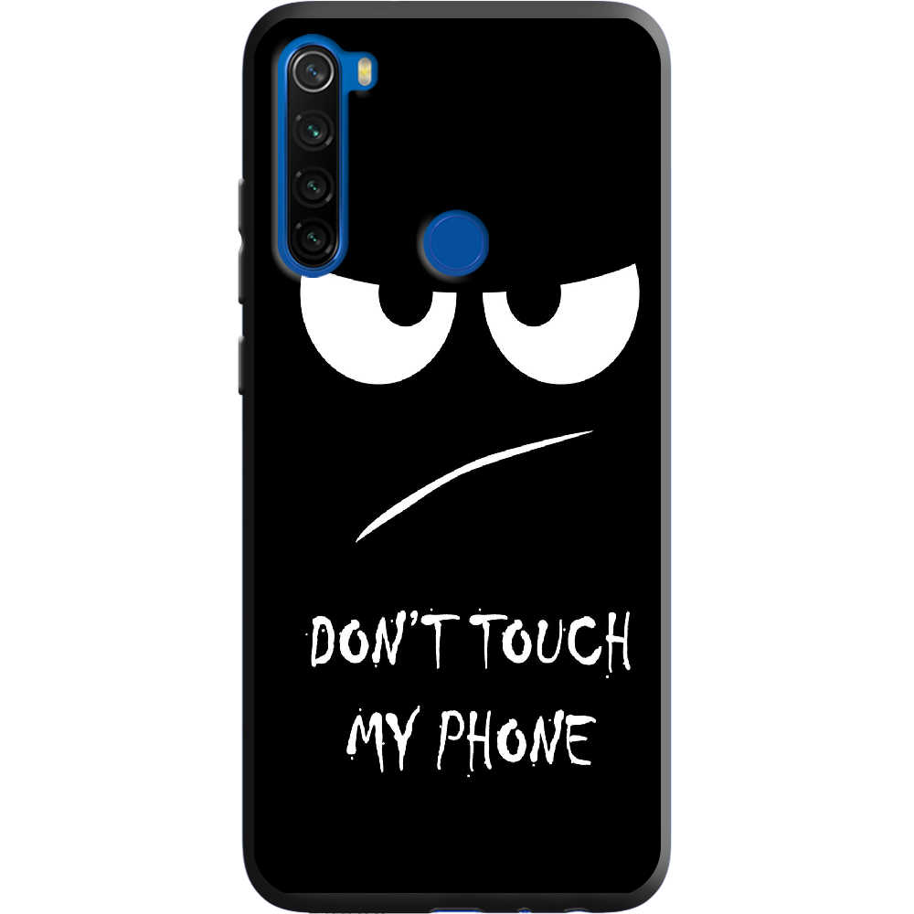 Чехол Boxface Xiaomi Redmi Note 8T Don't Touch my Phone Черный силикон (38532-up535-38945)