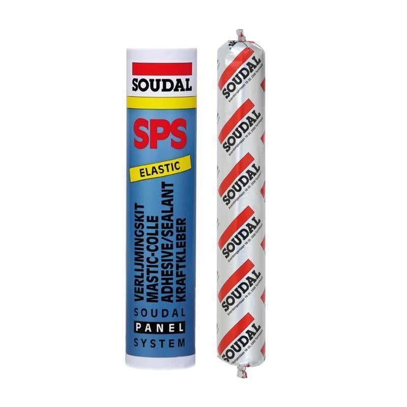Клей-герметик для фасадних робіт SOUDAL SPS SOUDABOND SMX-полімер 600 мл 3 шт. Чорний (000020000000086601)