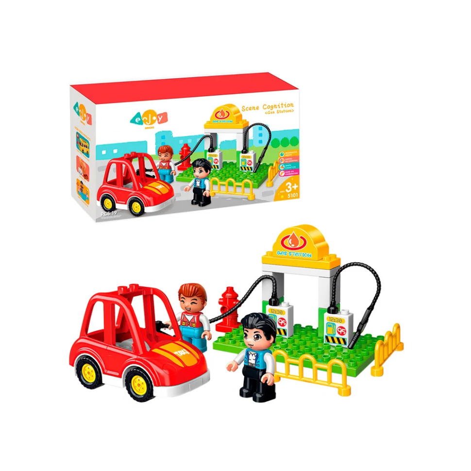 Конструктор дитячий Заправка Bambi 5101 19 дет. (RLT28949) - фото 2 Конструктор дитячий Заправка Bambi 5101 19 дет. (RLT28949) - фото 2