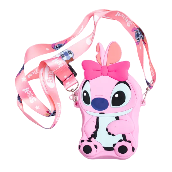 Сумочка-кошелек Стич силиконовая на молнии 13х9х2,5 см Розовый (HP-55-5P) Сумочка-кошелек Стич силиконовая на молнии 13х9х2,5 см Розовый (HP-55-5P)