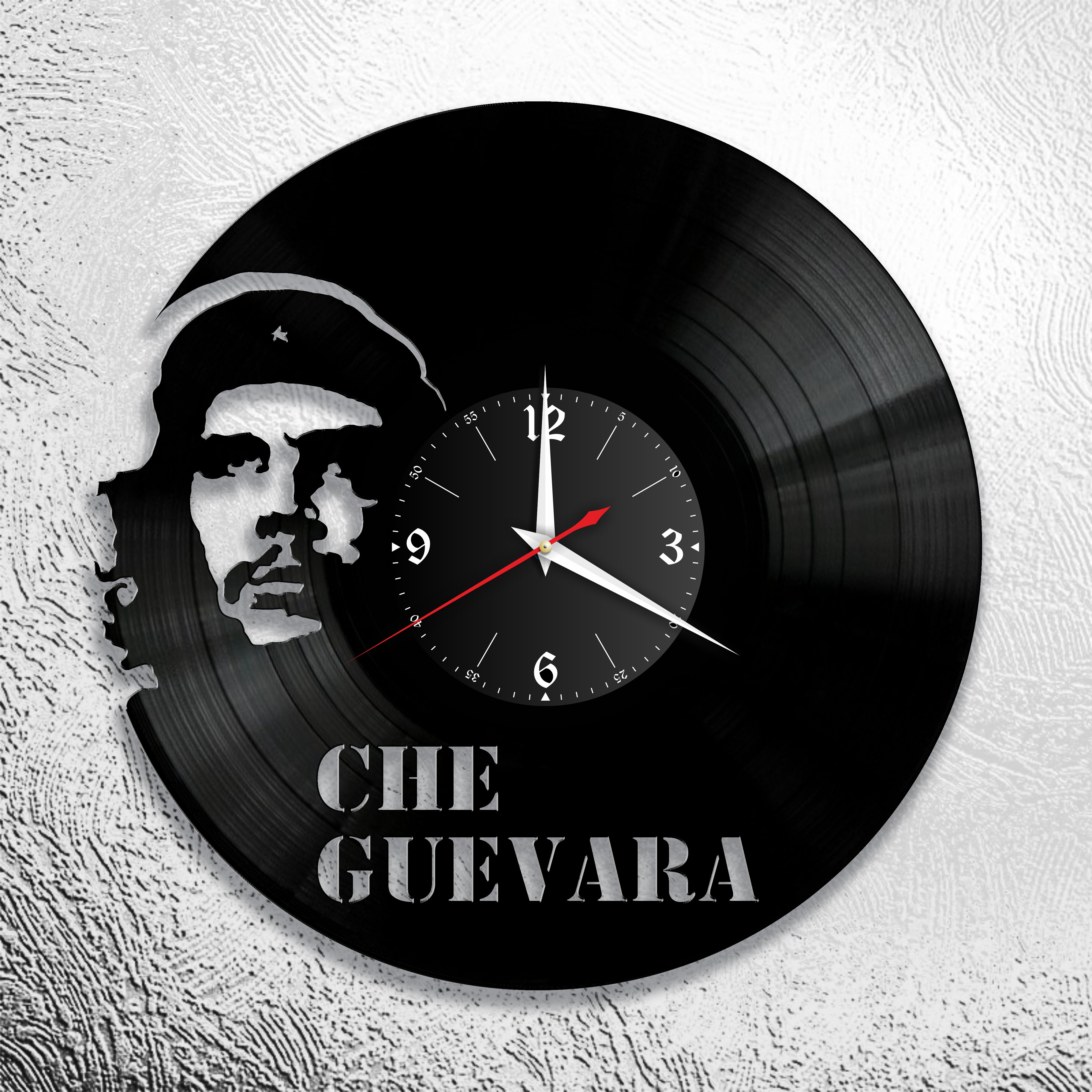 Часы настенные Ernesto Che Guevara 1100 из виниловой пластинки