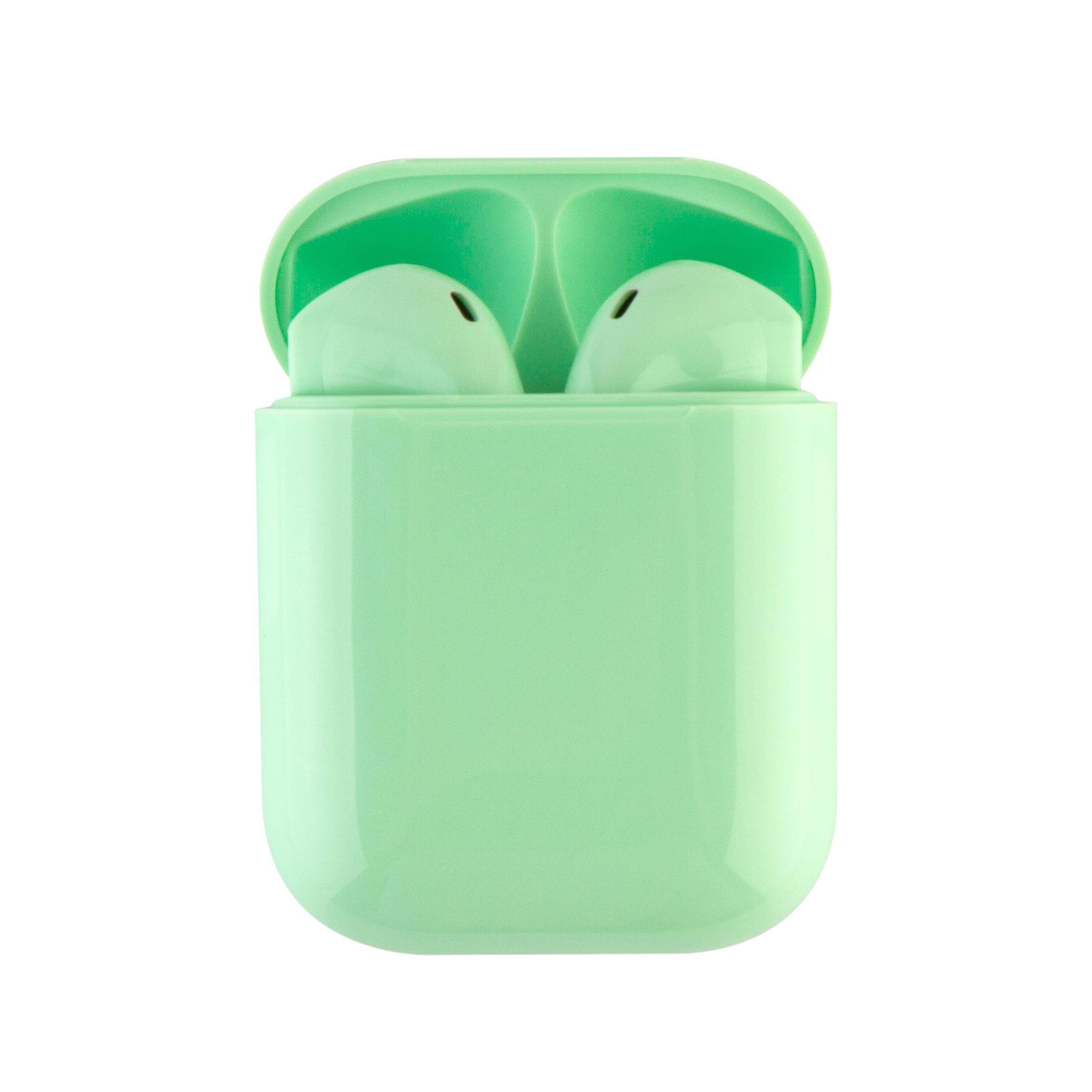 Наушники беспроводные TWS Aura i10-Touch Green (nbtwsai10tg)