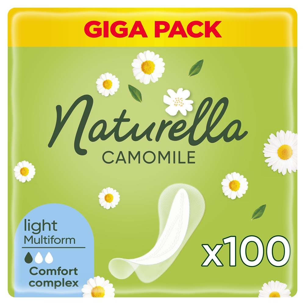 Прокладки гигиенические ежедневные Naturella Camomile Light Multiform Quatro 100 шт. (30849320)