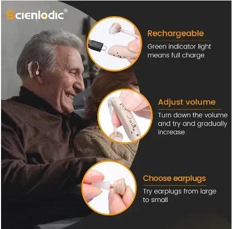 Слуховий апарат завушний цифровий акумуляторний до 80 годин роботи (4000706260900) - фото 12