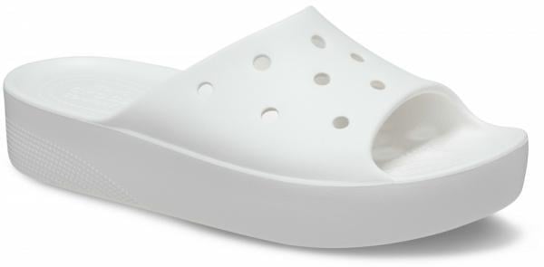 Шльопанці слайди Crocs Classic Platform р. W8/EUR 38-39 White (13813154) - фото 2