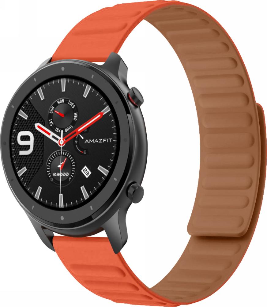 Ремешок Magneter для Amazfit GTR 47 мм Orange (26641-2C) Ремешок Magneter для Amazfit GTR 47 мм Orange (26641-2C)