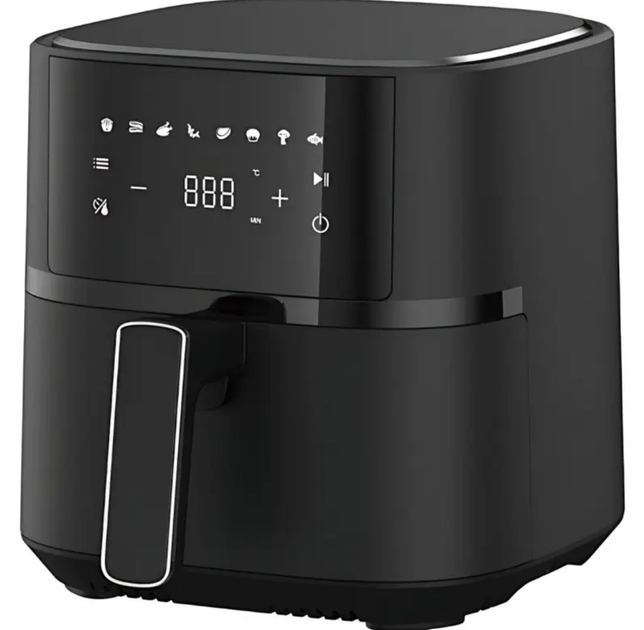 Аэрофритюрница Crownberg CB-5544 6 л 2000 Вт Черный (ML-05014) Аэрофритюрница Crownberg CB-5544 6 л 2000 Вт Черный (ML-05014)