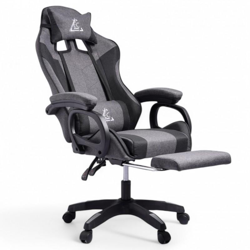 Компьютерное кресло из ткани LevelUp KO29SZ Серо-черный (25108729)