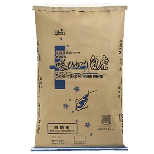 Корм для кои Saki Hikari Pure White 15 кг Medium M 5,0-5,5 мм