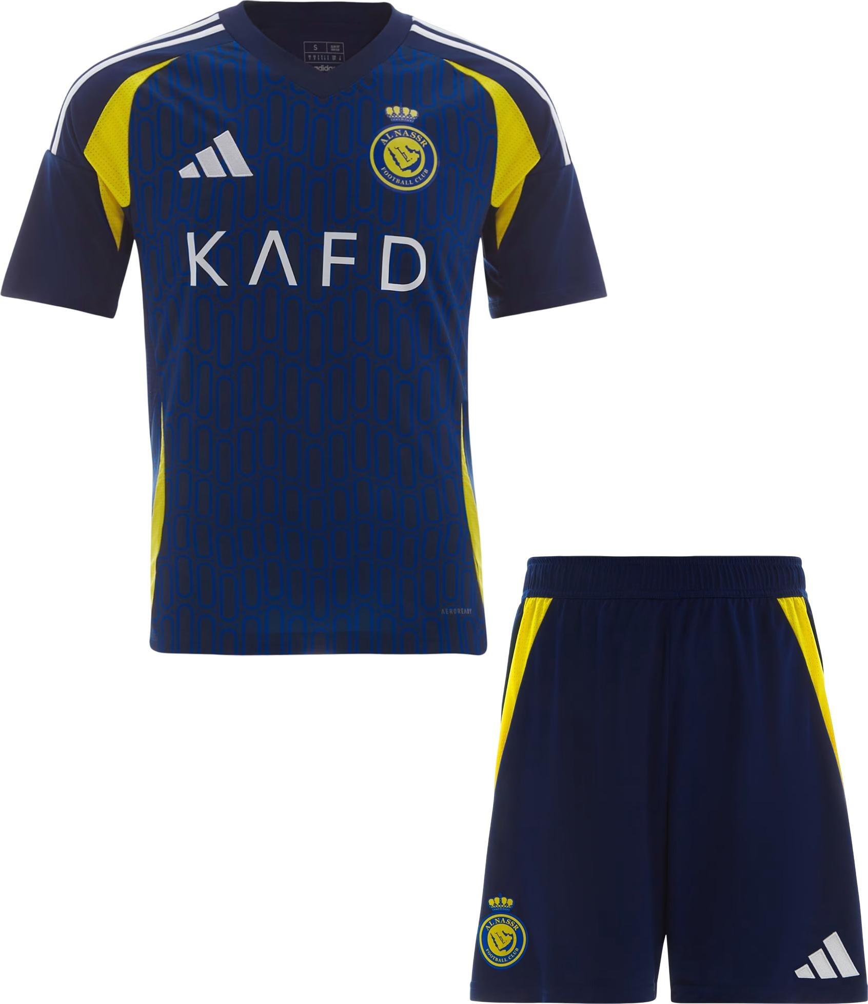 Футбольна форма Аль-Наср 2024-2025 виїзна M Синьо-жовтий (F0105) Футбольна форма Аль-Наср 2024-2025 виїзна M Синьо-жовтий (F0105)