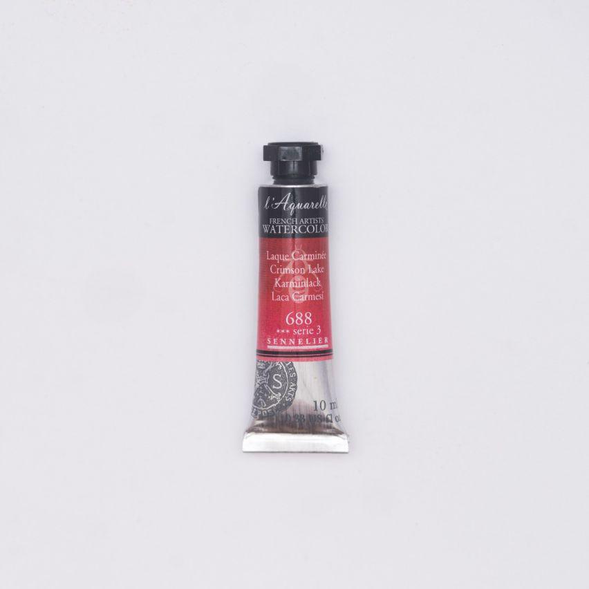 Акварель в тюбиках Sennelier L'Aquarelle S3 10 мл лак Малиновый