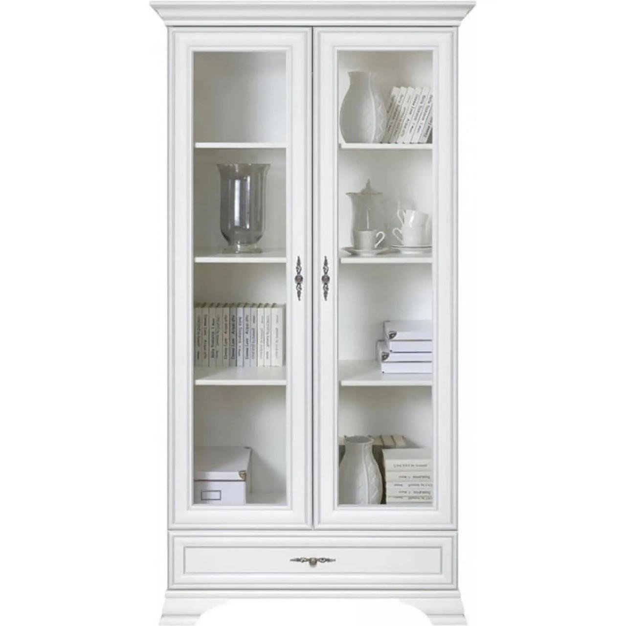 Пенал-витрина ВМК БРВ Кентукки REG2W1S Белый альпийский (GRB-1776)