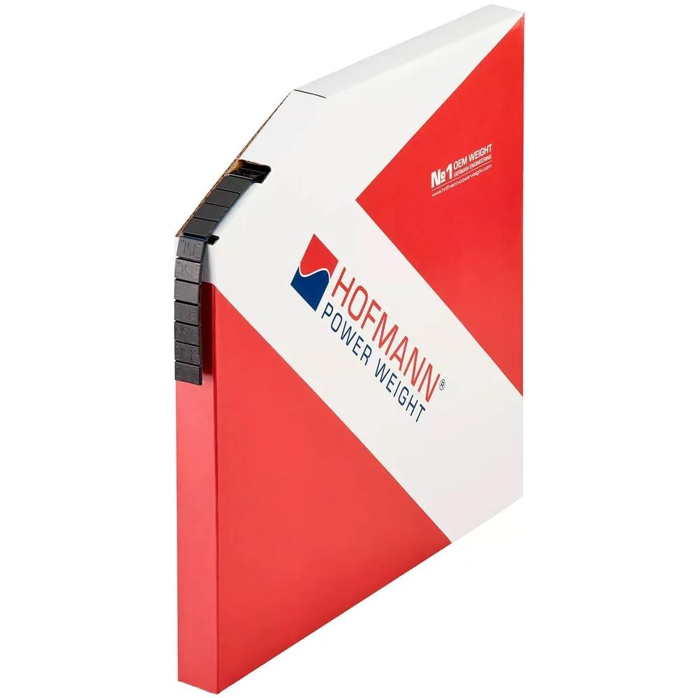 Клеящий грузик HOFMANN Typ 355 Speedliner 1000х5 г 5 кг металл Черный (TYPE 355 BLACK) Клеящий грузик HOFMANN Typ 355 Speedliner 1000х5 г 5 кг металл Черный (TYPE 355 BLACK)