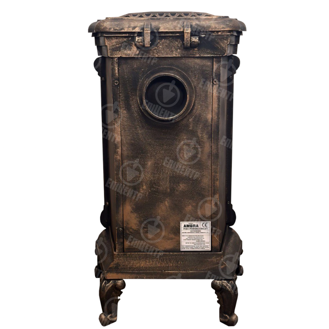 Піч-камін чавунна Eurokom Ambra з варильною поверхнею та подвійною стінкою 9 кВт (13002697) - фото 10 Піч-камін чавунна Eurokom Ambra з варильною поверхнею та подвійною стінкою 9 кВт (13002697) - фото 10