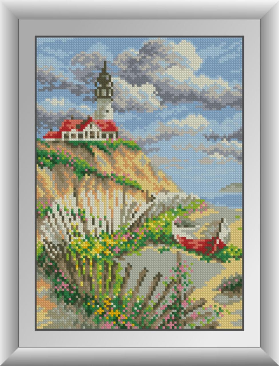 Алмазная мозаика Dream Art Лодка у маяка 22х31см см (DA.30550)