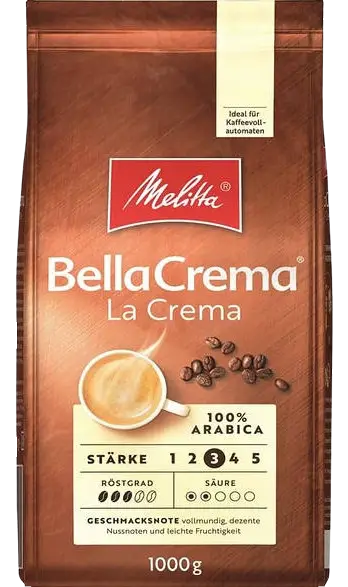 Кофе в зернах Melitta Bella Crema LaCrema 1 кг (nob00000680) Кофе в зернах Melitta Bella Crema LaCrema 1 кг (nob00000680)