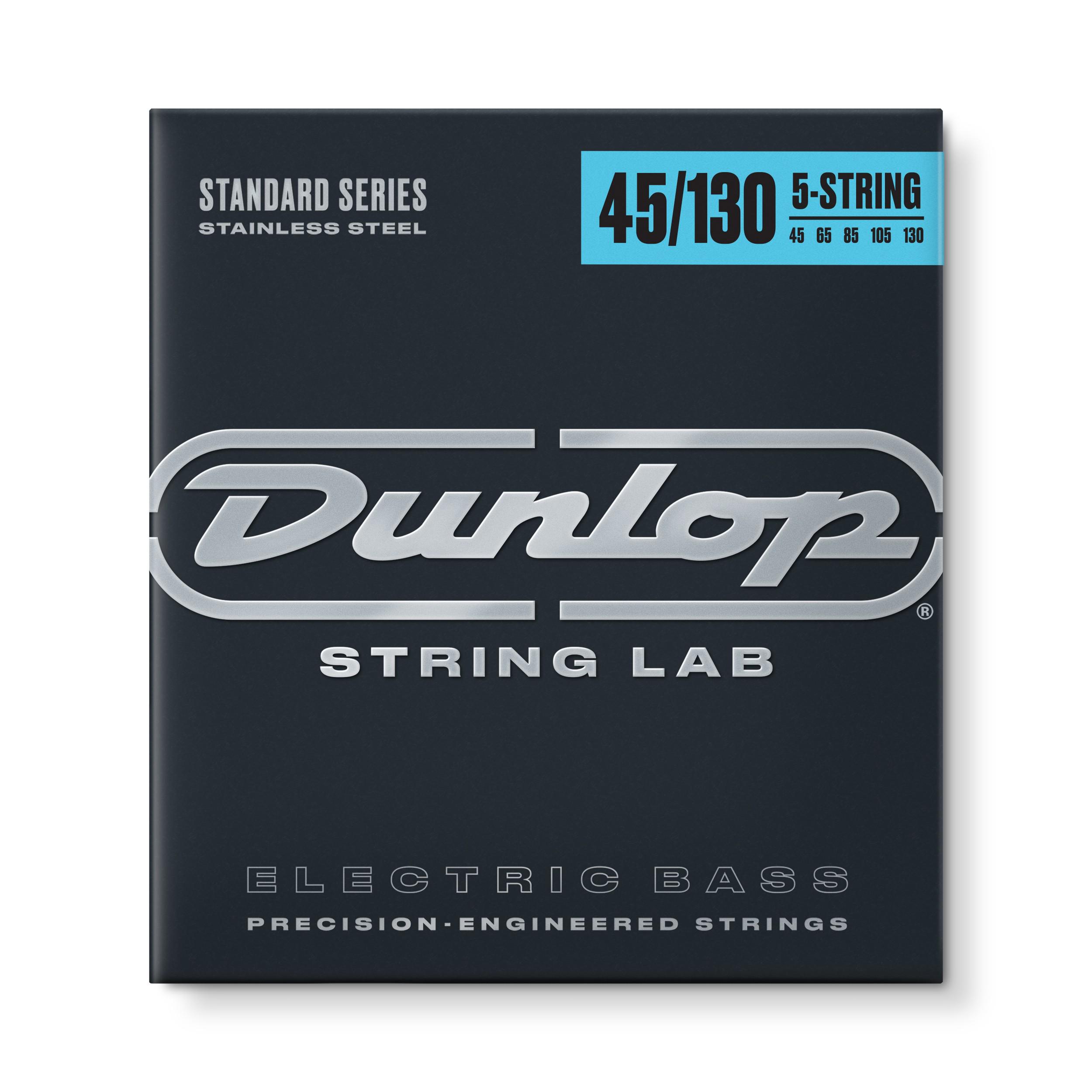 Струны для 5-струнной бас-гитары Dunlop DBS45130 Stainless Steel (115303)