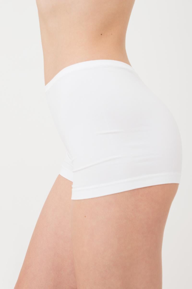 Труси-шорти жіночі безшовні Giulia BOXER BRIEFS L/XL White-white (4823116908765) - фото 2 Труси-шорти жіночі безшовні Giulia BOXER BRIEFS L/XL White-white (4823116908765) - фото 2